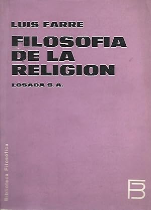 Seller image for FILOSOFA DE LA RELIGIN for sale by LLIBRERIA TECNICA