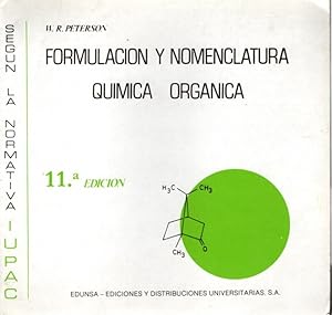 Imagen del vendedor de FORMULACIN Y NOMENCLATURA QUMICA ORGNICA a la venta por LLIBRERIA TECNICA