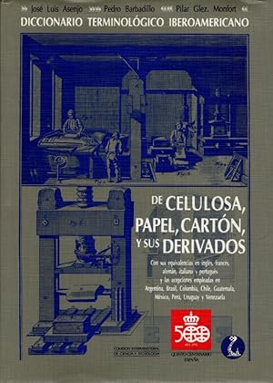 Imagen del vendedor de DICCIONARIO TERMINOLGICO IBEROAMERICANO DE CELULOSA, PAPEL, CARTON Y SUS DERIVADOS a la venta por LLIBRERIA TECNICA