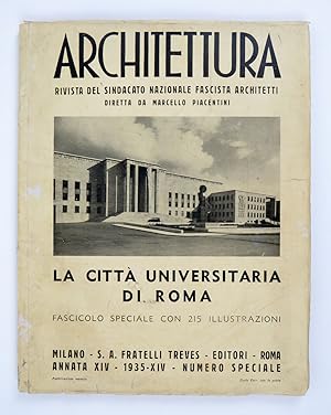 Immagine del venditore per ARCHITETTURA [.] La Citt Universitaria di Roma. Fascicolo Speciale venduto da Libreria Antiquaria Pontremoli SRL