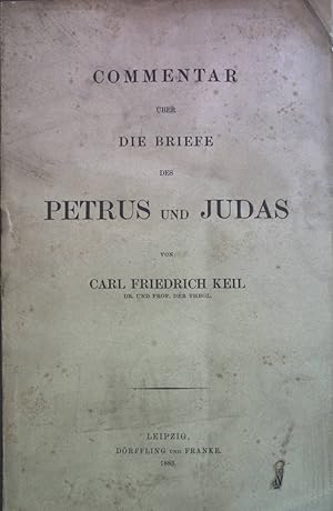 Bild des Verkufers fr Commentar ber die Briefe des Petrus und Judas. zum Verkauf von books4less (Versandantiquariat Petra Gros GmbH & Co. KG)