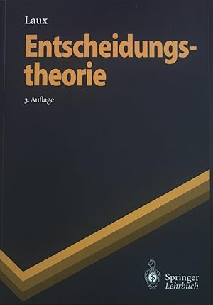 Entscheidungstheorie (SIGNIERTES EXEMPLAR)