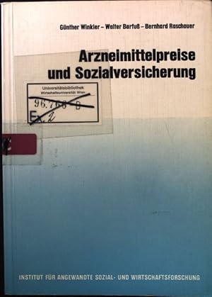 Imagen del vendedor de Arzneimittelpreise und Sozialversicherung. a la venta por books4less (Versandantiquariat Petra Gros GmbH & Co. KG)