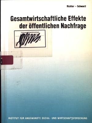 Bild des Verkufers fr Gesamtwirtschaftliche Effekte der ffentlichen Nachfrage. zum Verkauf von books4less (Versandantiquariat Petra Gros GmbH & Co. KG)