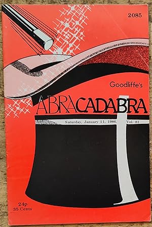 Imagen del vendedor de Abracadabra January 11, 1986 No.2085 a la venta por Shore Books