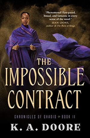 Bild des Verkufers fr Impossible Contract: Book 2 in the Chronicles of Ghadid zum Verkauf von WeBuyBooks