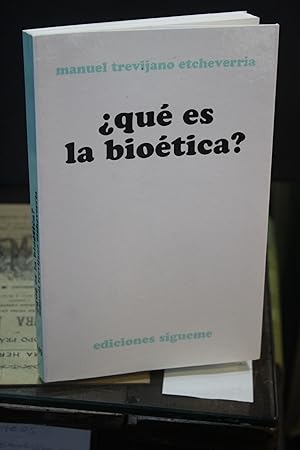 Seller image for Qu es la biotica?.- Trevijano Etcheverra, Manuel. for sale by MUNDUS LIBRI- ANA FORTES