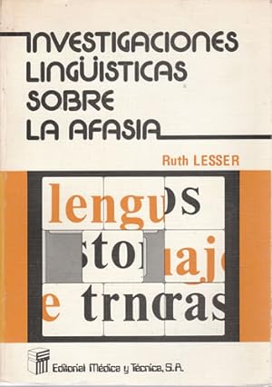 Seller image for Inversiones lingsticas sobre la afasia for sale by Librera Cajn Desastre