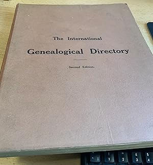 Seller image for The International Genealogical Directory for sale by Cotswold Rare Books