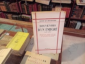 Imagen del vendedor de Souvenirs d'un migr (1791-1798) a la venta por Librairie FAUGUET