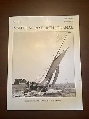 Seller image for Nautical Research Journal (Vol. 38, No. 3, September 1993) for sale by Armadillo Books