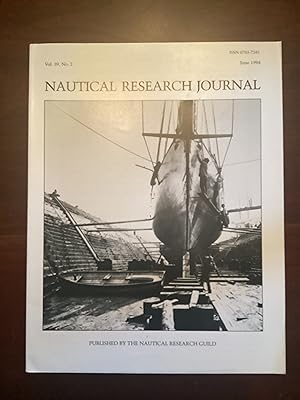 Imagen del vendedor de Nautical Research Journal (Vol. 39, No. 2, June 1994) a la venta por Armadillo Books