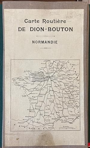 Imagen del vendedor de CARTE ROUTIERE. DE DION-BOUTON. NORMANDIE. a la venta por Graham York Rare Books ABA ILAB