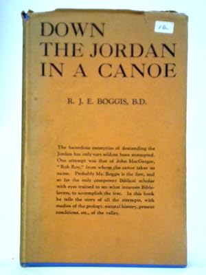 Image du vendeur pour Down the Jordan in a Canoe mis en vente par World of Rare Books