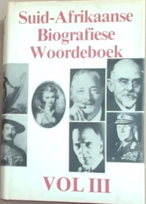 Suid-Afrikaanse Biografiese Woordeboek: v.3: Vol 3