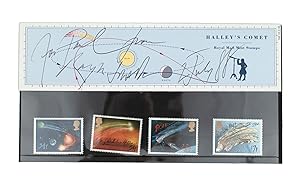 Ralph Steadman's illustrated Halley's Comet stamps