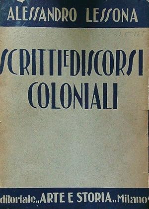 Scritti e discorsi coloniali