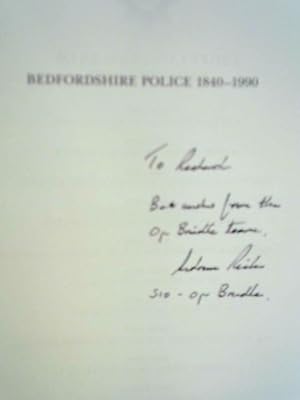 Seller image for Bedfordshire Police 1840-1990 for sale by World of Rare Books