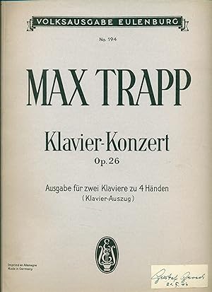 Trapp, Max: Klavier-Konzert. Op. 26