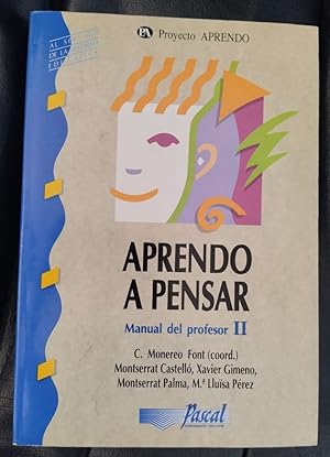 Seller image for Aprendo a pensar. Manual del profesor II for sale by Librera Ofisierra