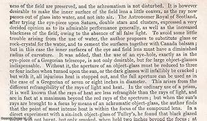 Seller image for A New Solid Eye-piece. An uncommon original article from the British Association for the Advancement of Science Report, 1850. for sale by Cosmo Books