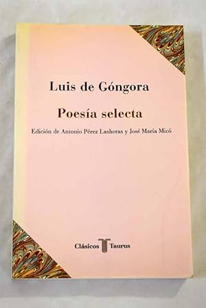 Seller image for Poesa selecta for sale by Alcan Libros