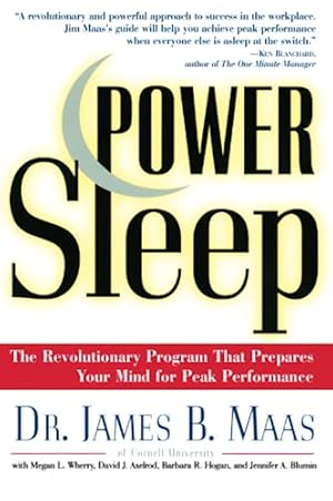 Imagen del vendedor de Power Sleep : The Revolutionary Program That Prepares Your Mind for Peak Performance a la venta por Reliant Bookstore