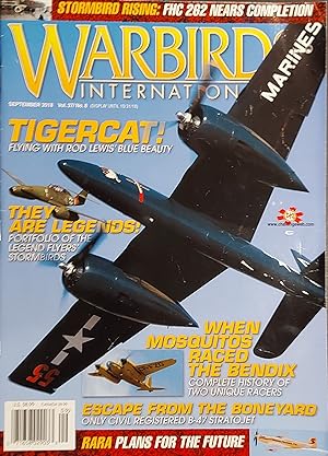 Warbirds International Magazine Vol.37, No.8, September 2018