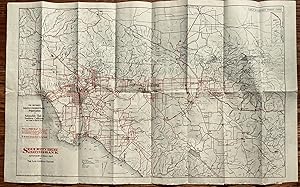 Seller image for Map of Southern California Paved Roads and Automobile Routes for sale by mediumraremaps.com