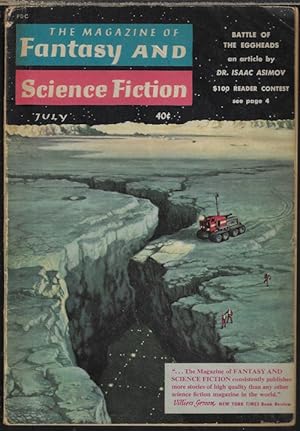 Seller image for The Magazine of FANTASY AND SCIENCE FICTION (F&SF): July 1959 for sale by Books from the Crypt