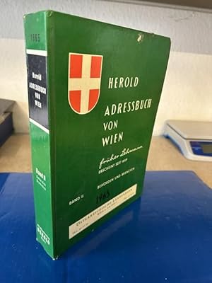 Herold Adressbuch von Wien - Band II Behörden und Branchen - 1965