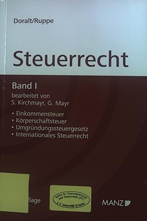 Seller image for Steuerrecht, Band 1. for sale by books4less (Versandantiquariat Petra Gros GmbH & Co. KG)