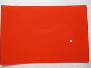 Image du vendeur pour Massimo and Lella Vignelli Heartless 1978 artist postcard mis en vente par ANARTIST