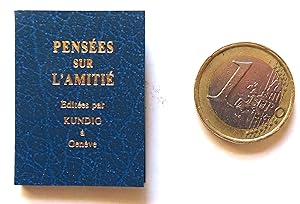 Seller image for Penses sur l'amiti. for sale by La Bergerie