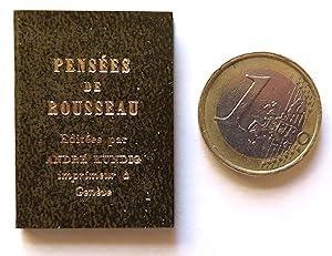 Seller image for Penses de Rousseau. for sale by La Bergerie