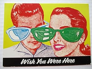 Seller image for Lou Brooks Wish You Were Here Ruby Street 1980 artist postcard for sale by ANARTIST