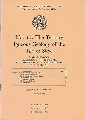 Image du vendeur pour Geologists' Association Guide. Number 13. The Tertiary Igneous Geology of the Isle of Skye mis en vente par Barter Books Ltd