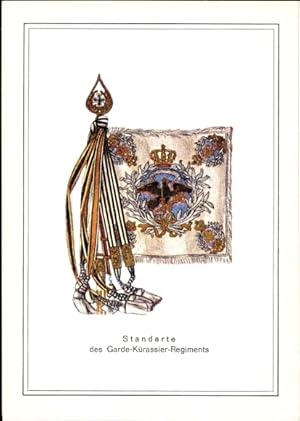 Ansichtskarte / Postkarte Standarte Garde Kürassier Regiment