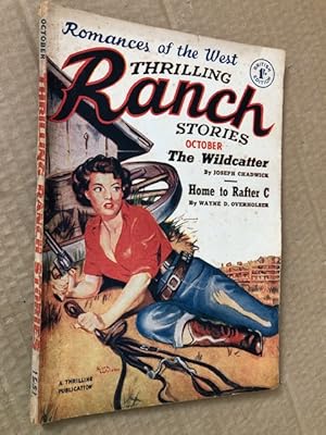 Bild des Verkufers fr Thrilling Ranch Stories Vol.VI, No. 7 (British Edition) October 1951 zum Verkauf von Raymond Tait