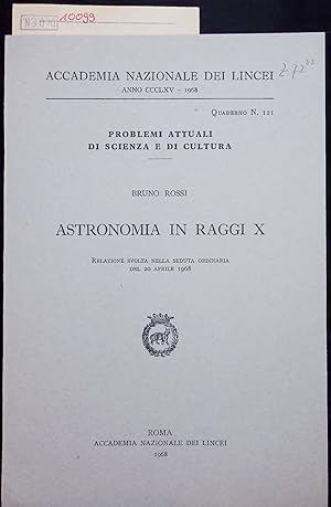 Bild des Verkufers fr ASTRONOMIA IN RAGGI X. zum Verkauf von Antiquariat Bookfarm