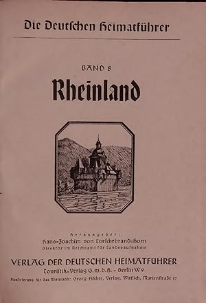 Immagine del venditore per Die Deutschen Heimatfhrer. Band 8 - Rheinland venduto da Antiquariat Bookfarm