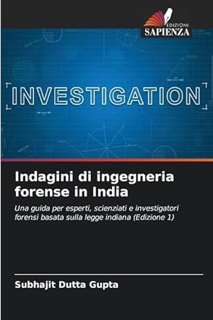 Immagine del venditore per Indagini di ingegneria forense in India venduto da moluna