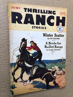 Bild des Verkufers fr Thrilling Ranch Stories Vol.VI, No.11 (British Edition) June 1952 zum Verkauf von Raymond Tait