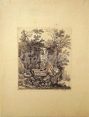 Landscape with a well