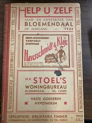 Help U Zelf / Jaar- en Adresboek van Bloemendaal 20e jaargang = 1934,