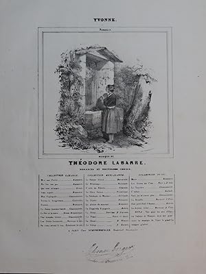 Seller image for LABARRE Thodore Yvonne Chant Piano ca1840 for sale by partitions-anciennes