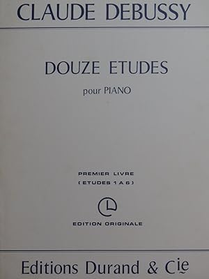 Immagine del venditore per DEBUSSY Claude Douze tudes Livre 1 Piano venduto da partitions-anciennes