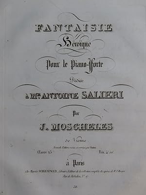 Image du vendeur pour MOSCHELES Ignace Fantaisie Hroque op 13 Piano ca1821 mis en vente par partitions-anciennes