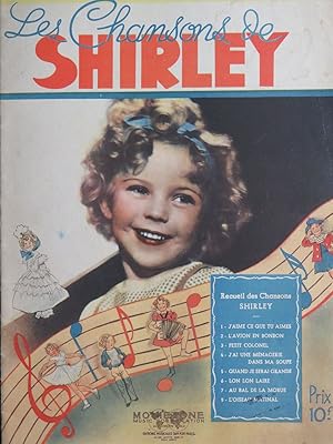 Les Chansons de Shirley Temple 8 Pièces Chant Piano 1936
