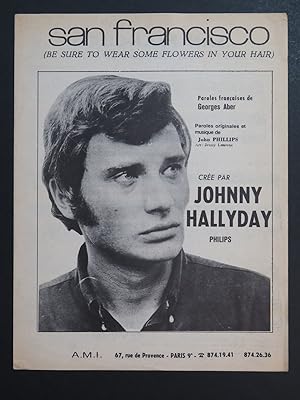 San Francisco Johnny Hallyday Chant Piano 1967